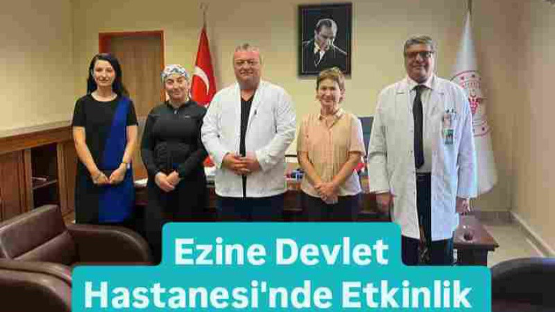 Ezine Devlet Hastanesi'nde Etkinlik 