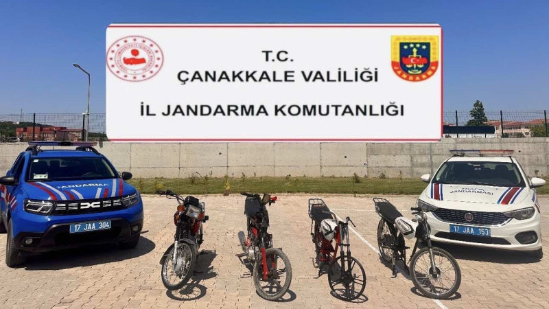 Çanakkale'de Trafik Magandaları Jandarmadan Kaçamadı.