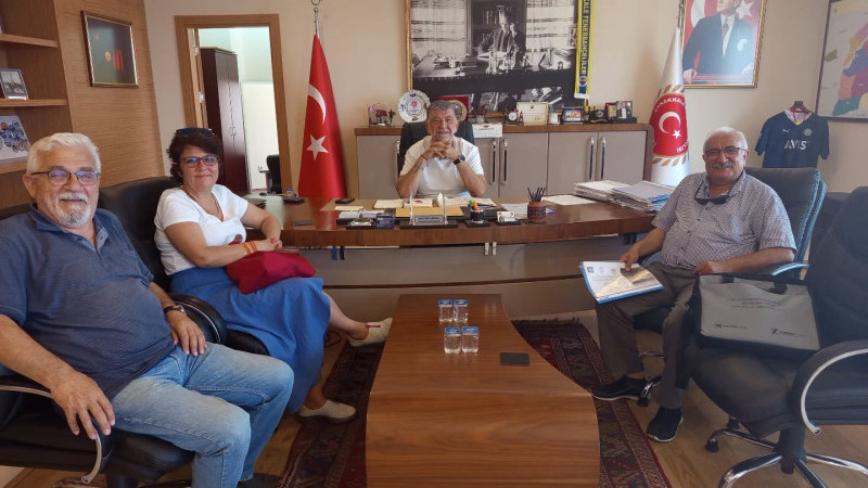 Çevrecilerden Başkan Halil Ertuğrul'a Ziyaret