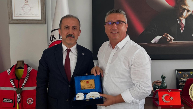 Ayvacık Cumhuriyet başsavcısına Başkan Bayram'dan Ziyaret