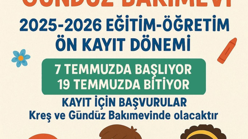 Ayvacık Belediyesi Çocukevi Önkayıtları Başladı