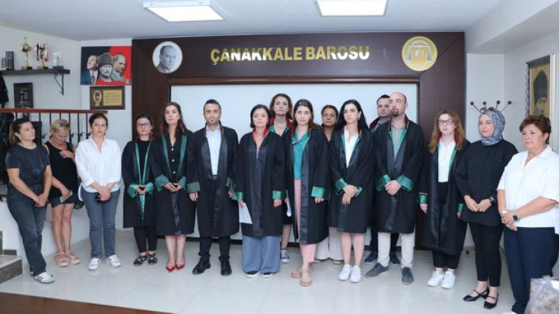 Çanakkale Barosu Kadın Hakları Komisyonu’ndan kadına şiddete tepki!