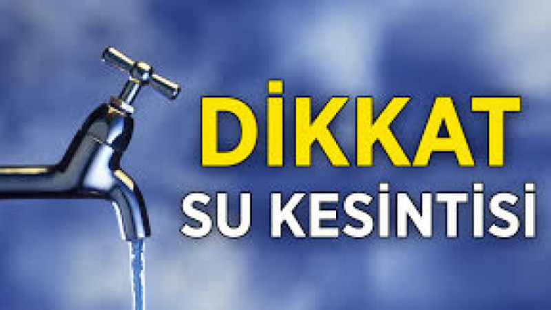 Çanakkale'de Su Kesintisi