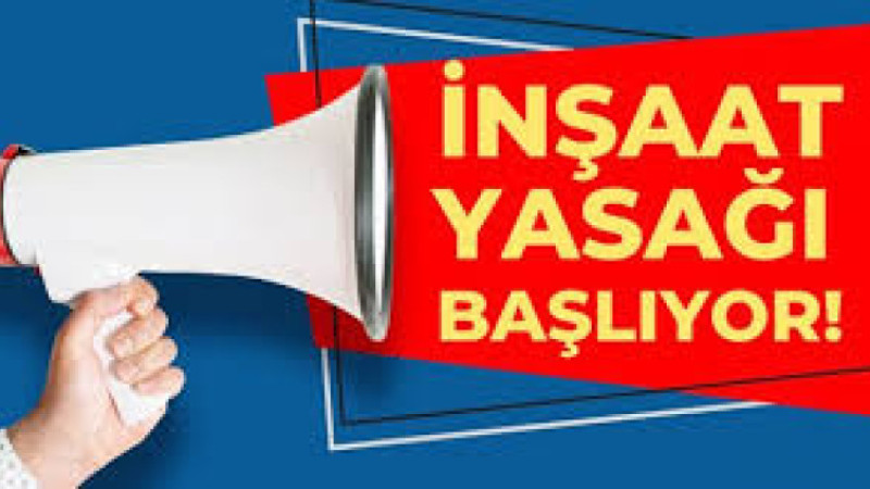 Dardanos ve Güzelyalı'da İnşaat Yasağı Başladı
