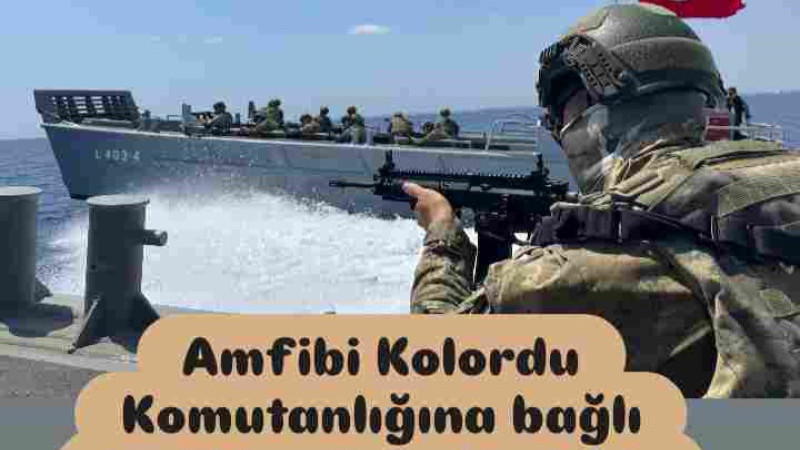 Amfibi Kolordu Komutanlığına bağlı birlikler Tatbikatta
