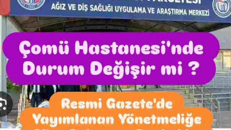 Çomü Diş Hastanesi'nde Dekan ve Başhekim 