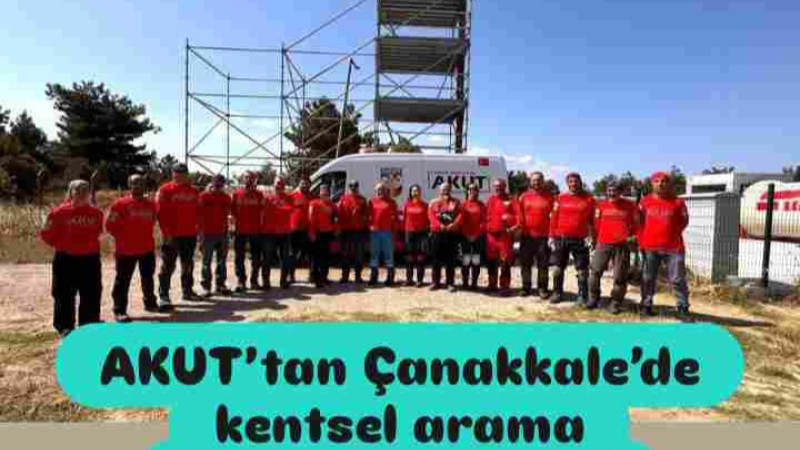 AKUT’tan Çanakkale’de kentsel arama kurtarma eğitimi