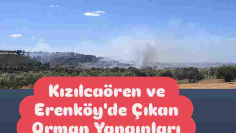 Çanakkale'de ki Yangınlar Söndürüldü 