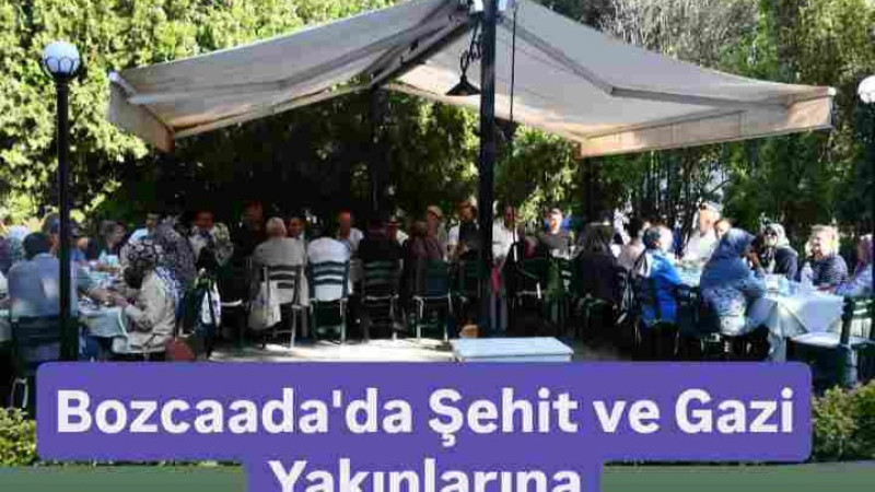 Bozcaada'da Şehit ve Gazi Yakınlarına Yemek