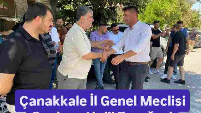 Başkan Halil Ertuğrul Ezine'de 