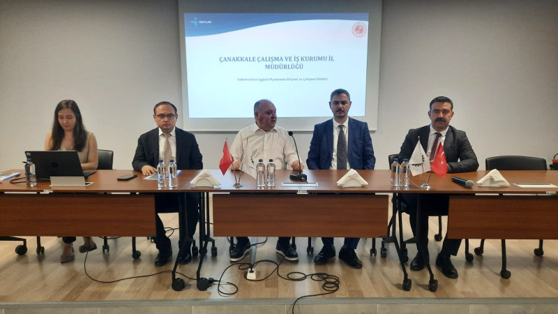 Çanakkale'de Yabancıların çalışma izinleri toplantısı