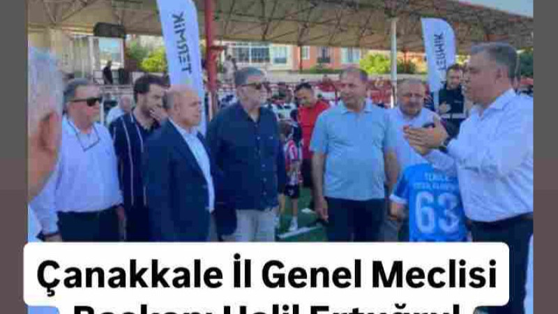 Başkan Halil Ertuğrul Çan'da 