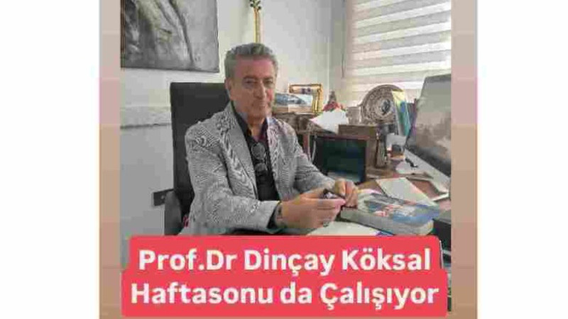 Dinçay Hoca Tatilde de Çalışıyor