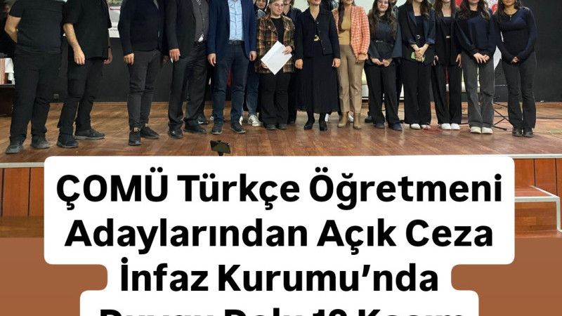 Çomü Türkçe Öğretmeni Adaylarından 
