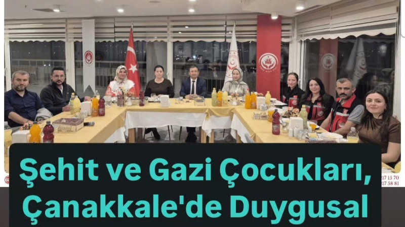 Şehit ve Gazi Çocukları, Çanakkale'de Duygusal Kapanış Yaptı