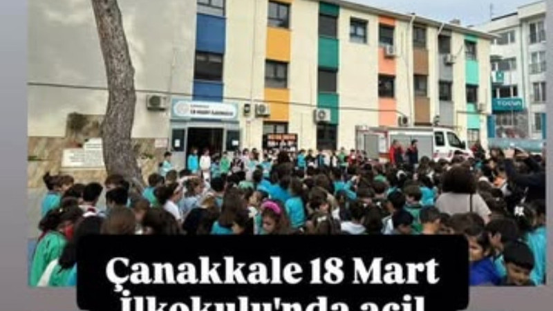 18 Mart Okulunda Tatbikat