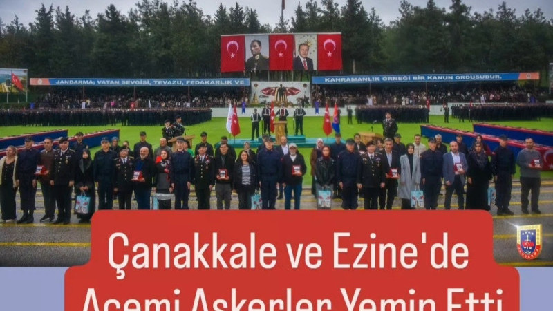 Çanakkale'de Acemi Askerler Yemin Etti