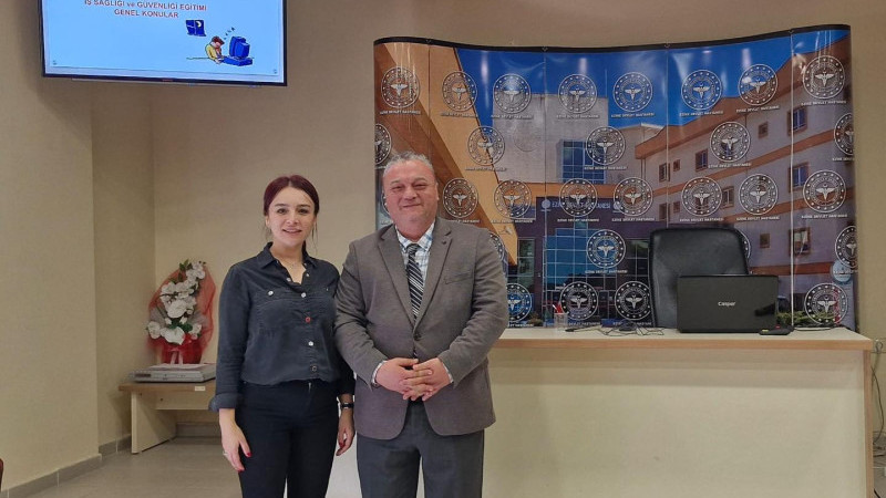 Ezine Devlet Hastanesi'nde Temel İş Sağlığı Güvenliği Eğitimi