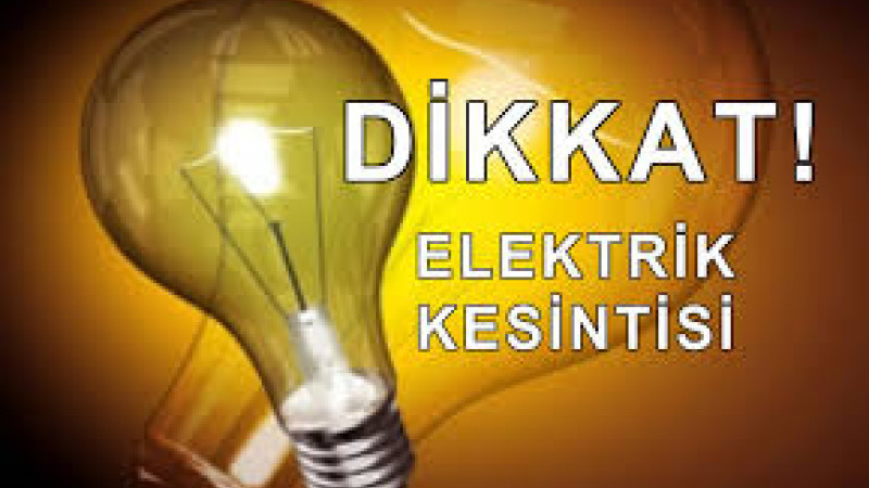 Çan'da Elektrik Kesintisi
