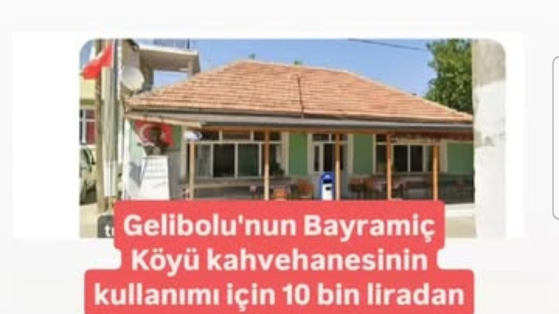 Gelibolu'nun Köyünde ki Kahve İhalesinde Fiyat Uçtu