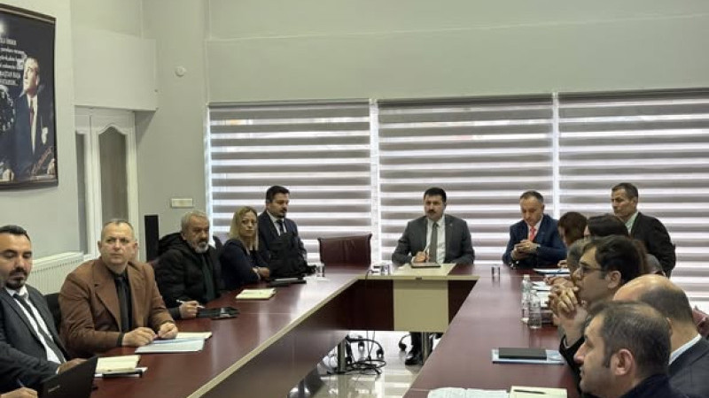 Ayvacık'ta Okul Müdürleri İle Toplantı