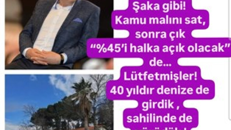 Orman Kampının Özelleştirilmesine Bir Tepki Daha