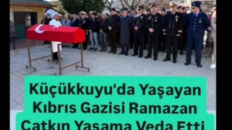 Küçükkuyu'da Kıbrıs Gazisi Yaşamını Yitirdi