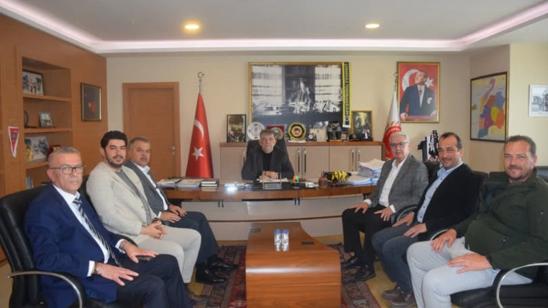 Belediye Başkanlarından Halil Ertuğrul'a Ziyaret