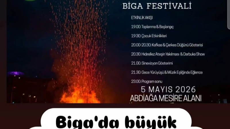 Biga'da büyük Hıdırellez Festivali düzenlenecek