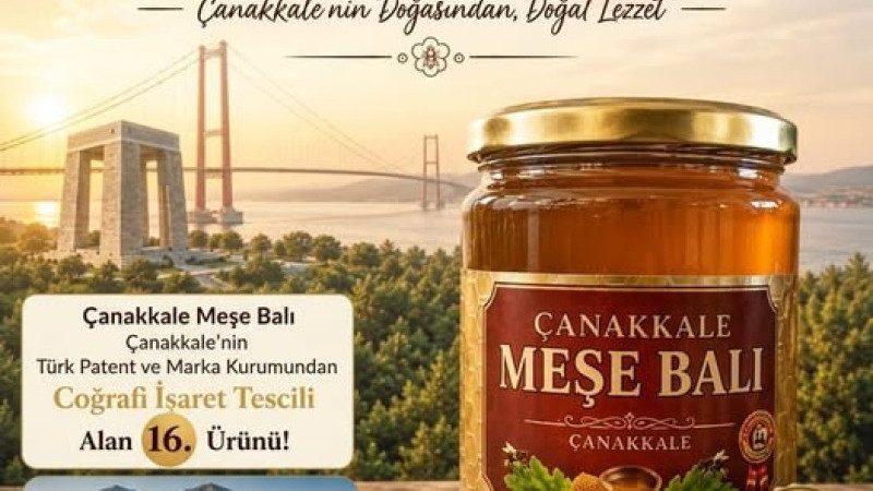 Çanakkale Meşe Balı , Coğrafi İşareti Aldı