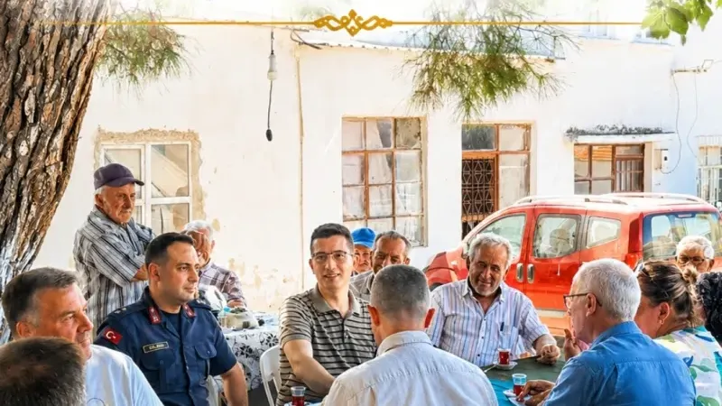 Kaymakam Kaptanoğlu Tavaklı’da vatandaşların taleplerini dinledi