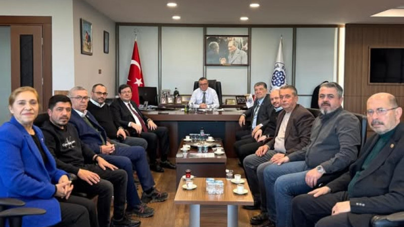 Biga Belediye Başkanı Şen'e İki Başkandan Ziyaret