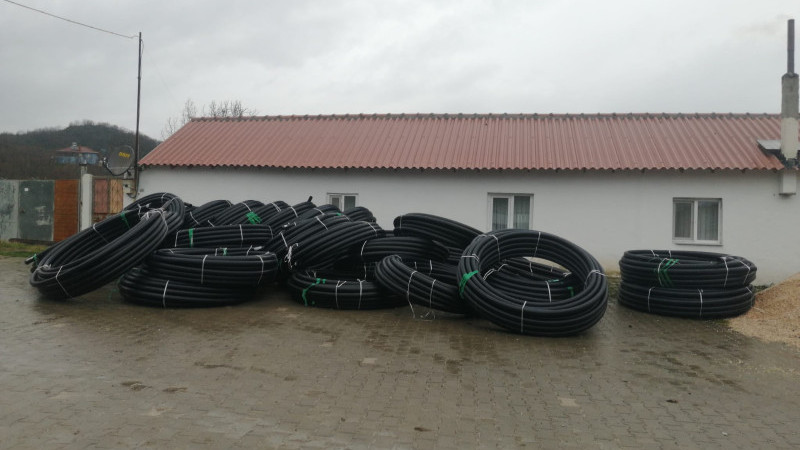 Biga  Arabakonağı Köyü'nün içme suyu şebekesi 