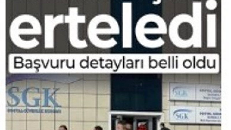 SGK borçları erteledi: Başvuru detayları belli oldu