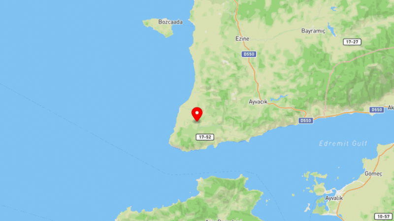 Ayvacık Yukarıköy'de Deprem