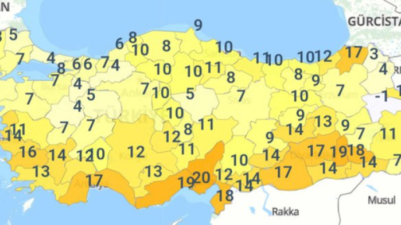 Çanakkale En Soğuk 15 Kent Arasında