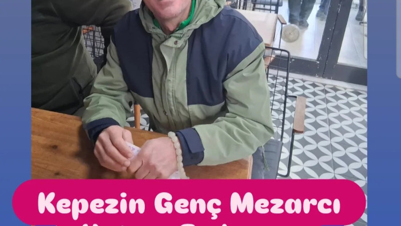 Kepezin Genç Mezarcı Ustası Erdenay Kampanyaya Başladı