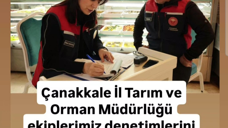  İl Tarım Müdürlüğü ekipleri denetimlerini aralıksız sürdürmektedir