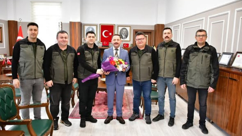 Biga Orman İşletme Çalışmaları, Biga Kaymakamını Ziyaret Etti