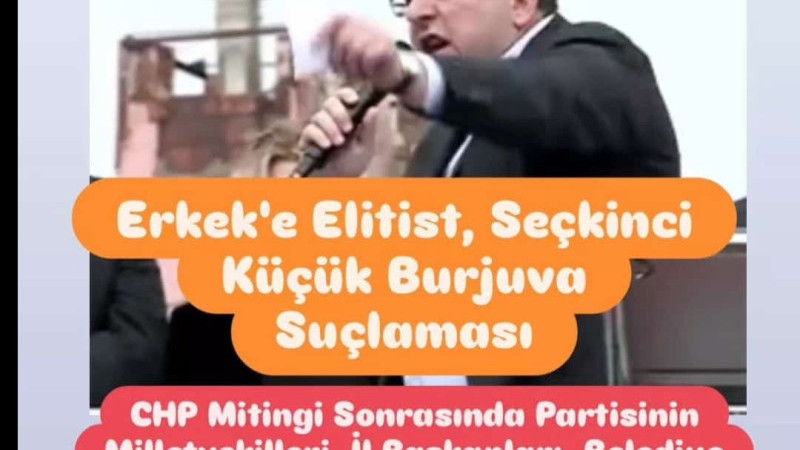Muharrem Erkek, Örgütü-Yöneticileri Yok Saydı. Genel Başkan Yardımcıları İle Yemekte