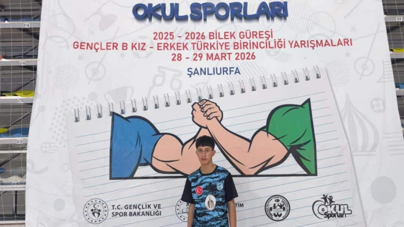 Kalkım Çok Programlı Anadolu Lisesi  Öğrencisi Türkiye Şampiyonası'nda