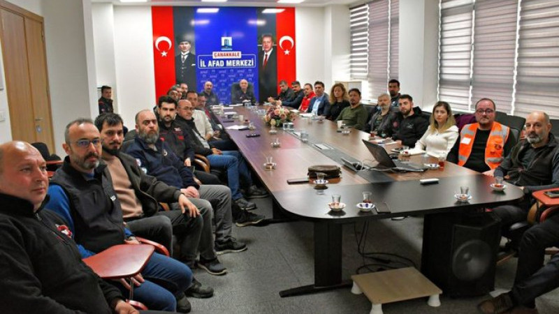 Çanakkale AFAD’ta TAMP Değerlendirme Toplantısı Yapıldı