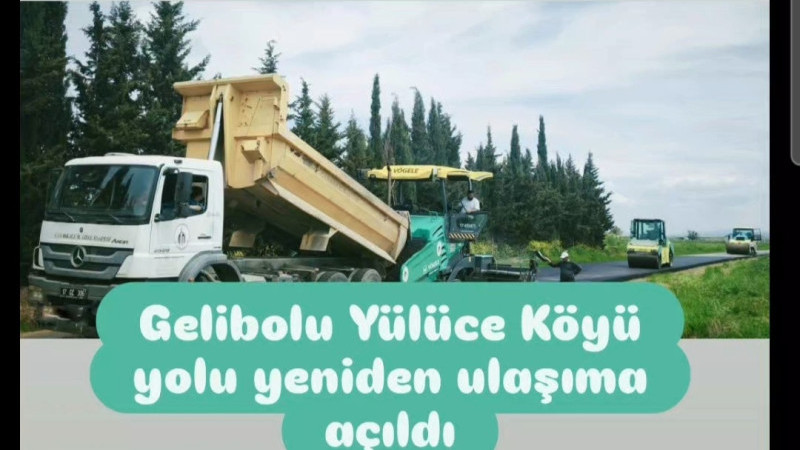 Yülüce Köyü yolu yeniden ulaşıma açıldı