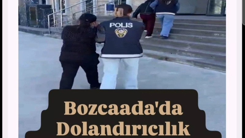 Bozcaada'da Dolandırıcılık Operasyonu