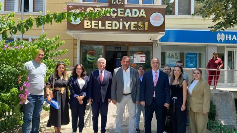 Gökçeada Belediyesi'ne Çevre Müdürlüğü'nden ziyaret