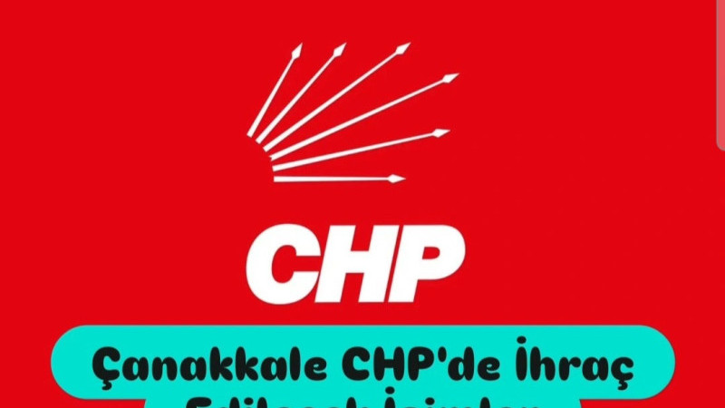 Çanakkale'de İhraç Edileceklerin Listesi
