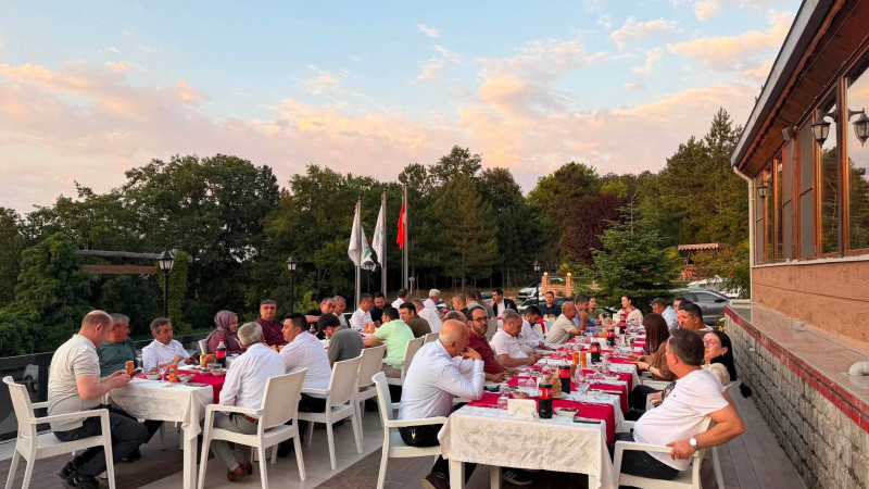 Yenice'de veda yemeği programı düzenlendi.