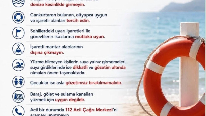 ÇANAKKALE’DE DENİZE GİRECEKLER DİKKAT! VALİLİK TEHLİKELİ ALANLARI VE KURALLARI AÇIKLADI