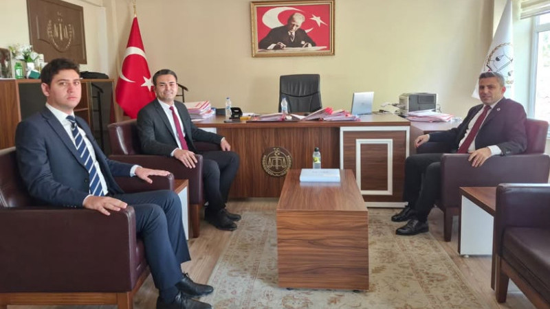 Kaymakam Bütün’den Yeni Atanan Savcılara Hayırlı Olsun Ziyareti