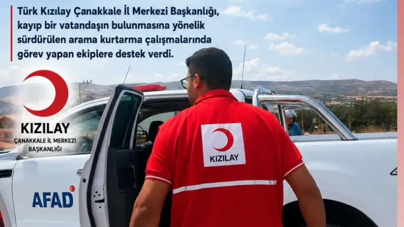 Kızılay'dan Arama Kurtarma Ekiplerine Destek